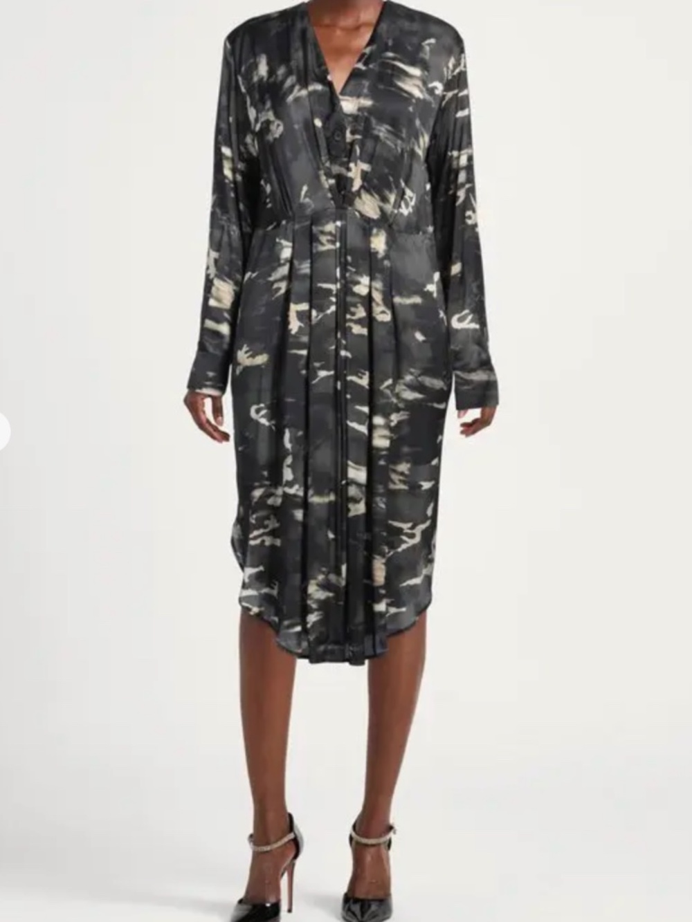 8 AM midi shirt dress